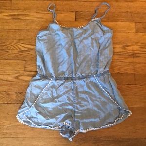 Denim romper